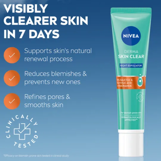 NIVEA Derma Activate Night Exfoliator 40 ml