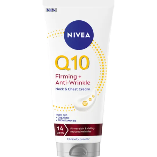 NIVEA Hudkräm Q10 Firming+ Anti-wrinkle Neck & Chest Cream 200 ml