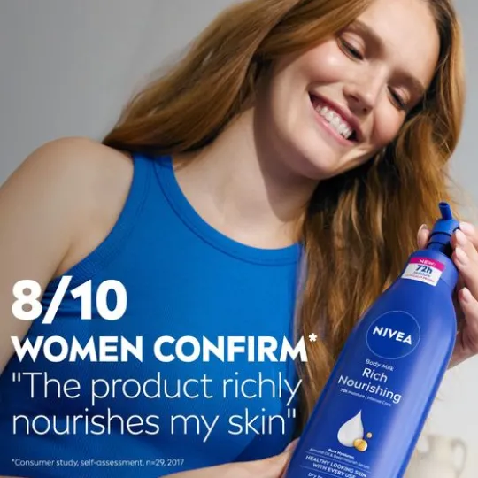 NIVEA Kroppslotion Rich Nourishing Pump Body Lotion 400 ml
