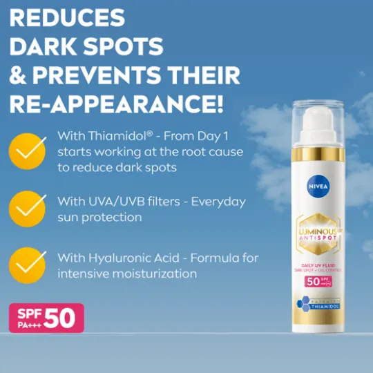 NIVEA Luminous630 Anti Dark-Spot Day Fluid SPF50 40 ml