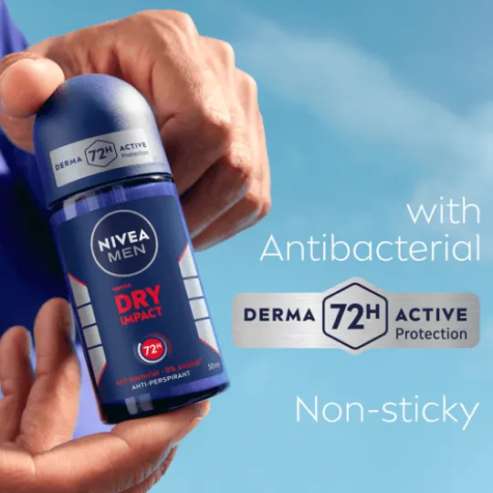 NIVEA MEN Antiperspirant Deo Dry Impact Roll On 50 ml