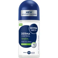 NIVEA MEN Antiperspirant Deo Derma Control Sensitive Roll On 50 ml