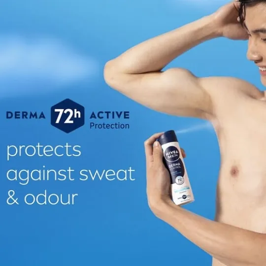 NIVEA MEN Antiperspirant Deo Spray Derma Control Defend 150 ml
