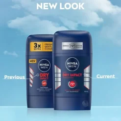 NIVEA MEN Antiperspirant Dry Impact Deo Stick 50 ml
