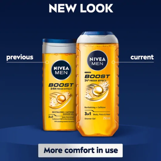 NIVEA MEN Boost Shower Gel 250 ml