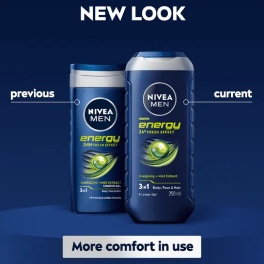 NIVEA MEN Duschtvål Energy Shower Gel 250 ml