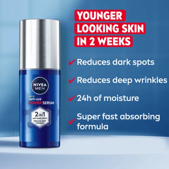 Nivea Men Luminous Anti-Age Power 2in1 Serum 30 ml