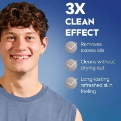 NIVEA MEN Protect & Care Deep Cleaning Face Wash 100 ml