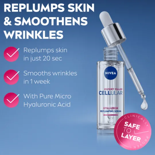 NIVEA Serum Cellular Expert Filler Hyaluron Replumping 30 ml