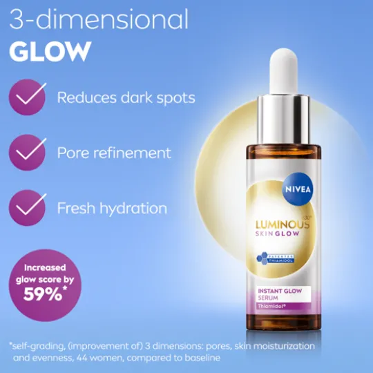 NIVEA Serum Luminous630 Skin Glow Instant Glow 30 ml
