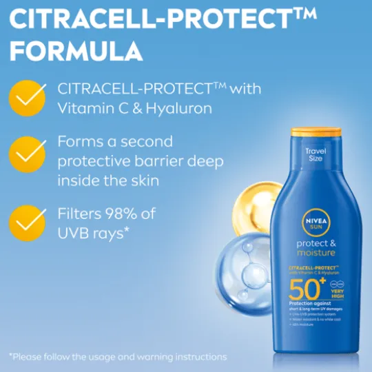 NIVEA SUN Protect & Moisture Sun Lotion SPF50+ 100 ml