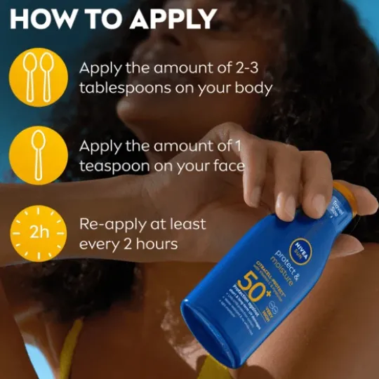 NIVEA SUN Protect & Moisture Sun Lotion SPF50+ 100 ml