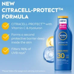 NIVEA SUN Solkräm Protect & Moisture Sun Lotion SPF30 200 ml