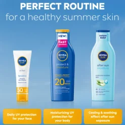 NIVEA SUN Solkräm Protect & Moisture Sun Lotion SPF20 200 ml