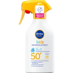 NIVEA SUN Solskydd Kids Sensitive Protect Trigger Spray SPF50+ 250 ml