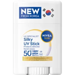 NIVEA SUN Solskydd UV Face Specialist Silky UV Stick SPF50+ 15 g