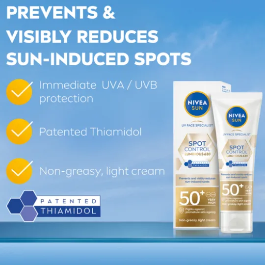 NIVEA SUN UV Face Luminous630 Dark Spot Control SPF50+ 40 ml