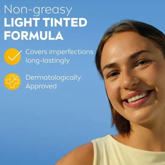 NIVEA SUN UV Face Specialist Ultra Light Daily Fluid, Light Tinted SPF 50+ 40 ml