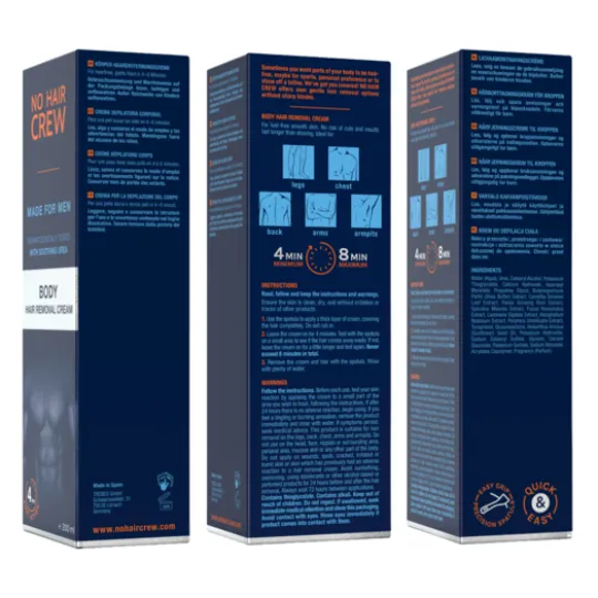 No Hair Crew Body Hair Removal Cream 200 ml