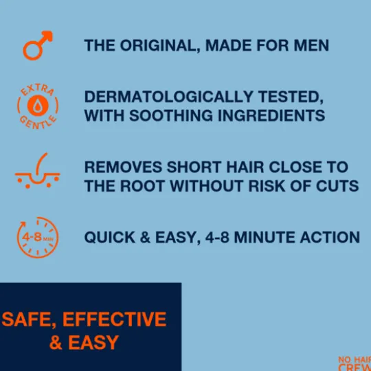 No Hair Crew Body Hair Removal Cream 200 ml