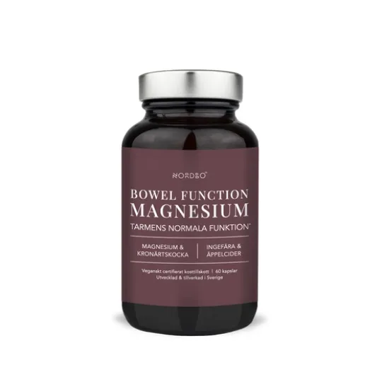 Nordbo Bowel Function Magnesium 60 kapslar