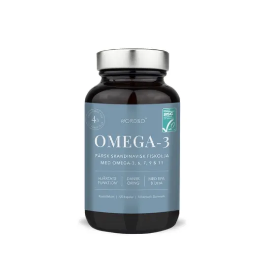Nordbo Omega-3 ASC 120 kapslar
