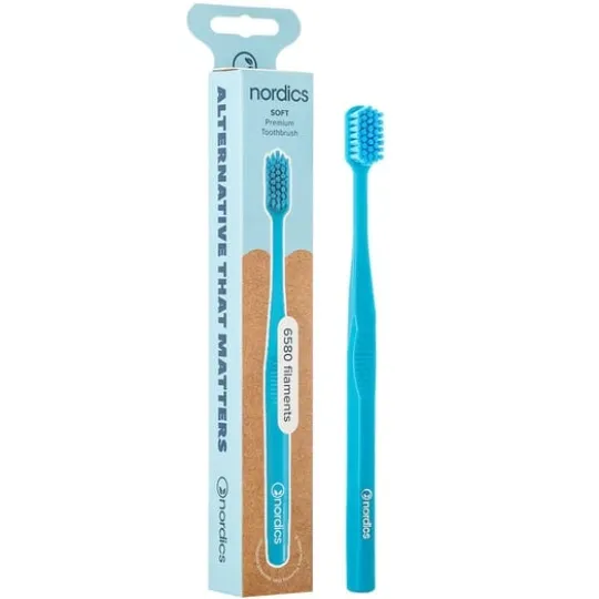 Nordics Premium Toothbrush Blue Soft