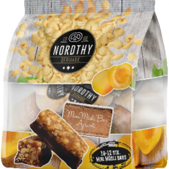Nordthy Mini Muslibars Aprikos 175 g