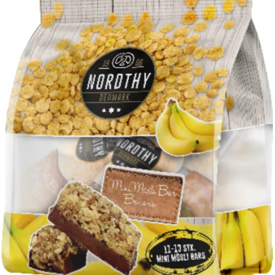 Nordthy Mini Muslibars Banan 150 g