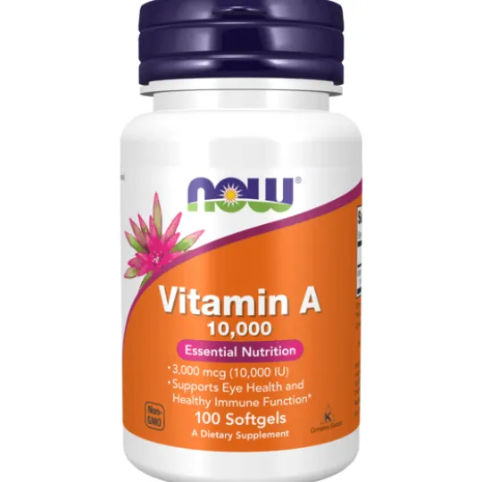 NOW A-Vitamin 10000 IU 100 softgels