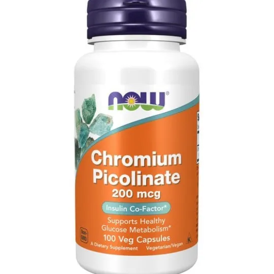 NOW Chromium Picolinate 200 mcg kapslar 100 st