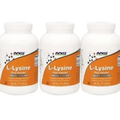NOW L-lysine 1000 mg 100 tabletter 3-pack