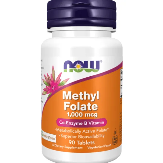 NOW Methyl Folate 1000 mcg 90 tabletter