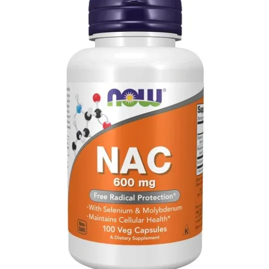 NOW Nac 600 mg 100 vegkapslar