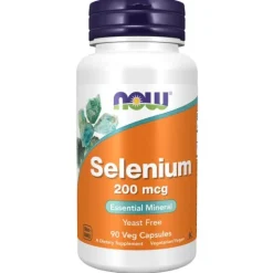 NOW Selenium 200 mcg kapslar 90 st