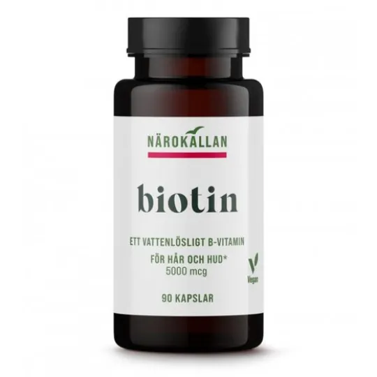 Närokällan Biotin 5000 mcg 90 kapslar