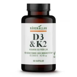 Närokällan D3 & K2 60 kapslar