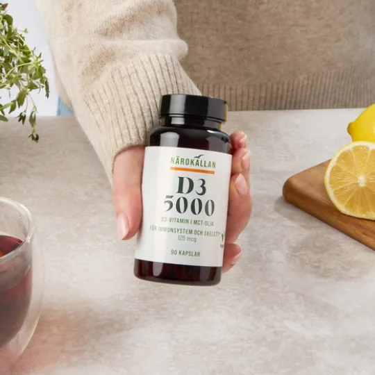 Närokällan D3 5000 Vegan 90 kapslar