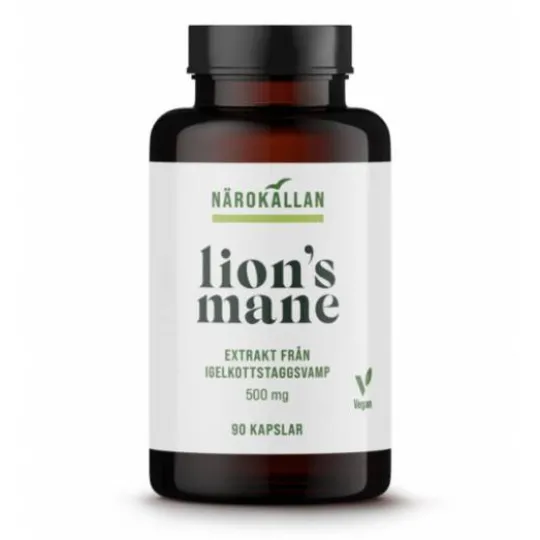 Närokällan Lions Mane 90 kapslar