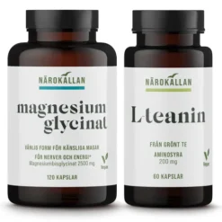 Närokällan Magnesiumglycinat + L-Teanin Sömnduo