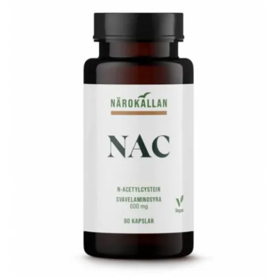 Närokällan NAC (N-Acetyl Cystein) 90 kapslar