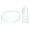Nuby Fingertandborste i Silikon +3m
