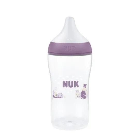 NUK Perfect Match Nappflaska 260 ml Hippo
