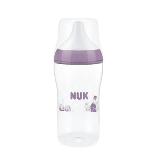 NUK Perfect Match Nappflaska 260 ml Hippo