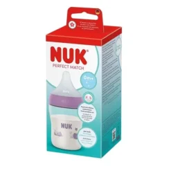 NUK Perfect Match Nappflaska 150 ml Hippo