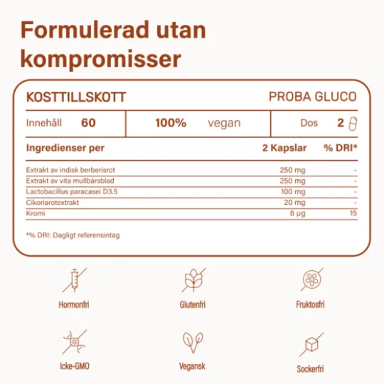 Nupure Proba Gluco Metabolism PRO 60 kapslar