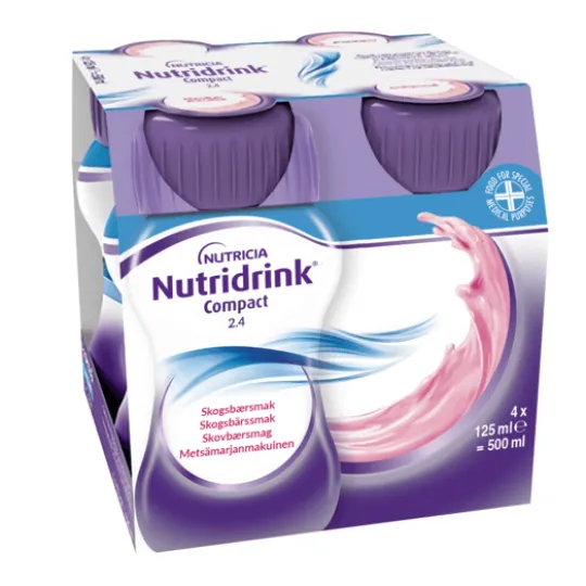 Nutridrink Compact Skogsbär 4 x 125 ml