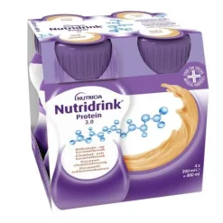 Nutridrink Protein 2.0 Choklad- & Karamellsmak 4 x 200 ml