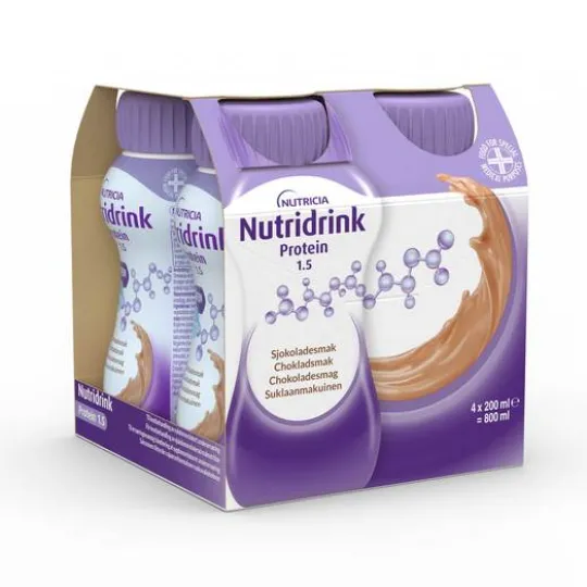 Nutridrink Protein Choklad 4 x 200 ml