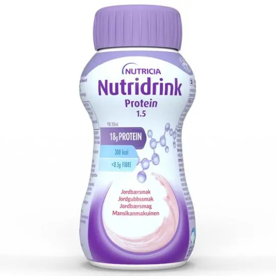 Nutridrink Protein Jordgubb 4 x 200 ml